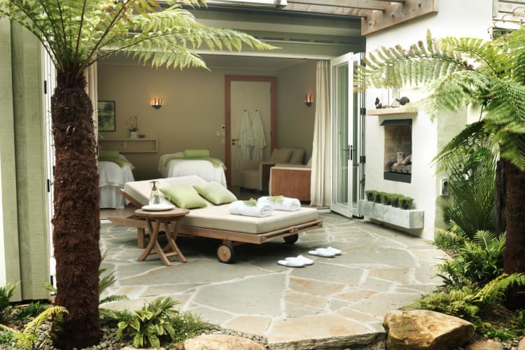 Outside the spa Signature Room